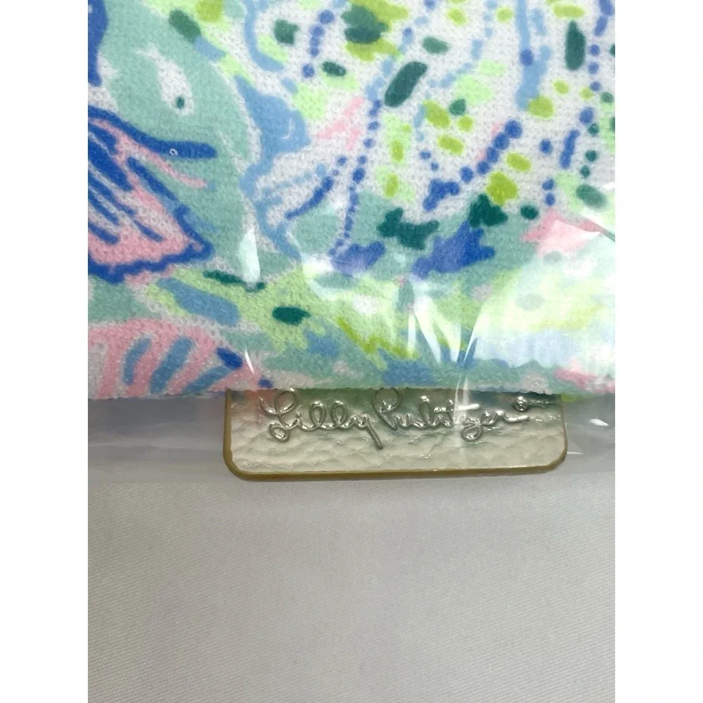 Lilly Pulitzer GWP Printed Pouch Surf Blue Soleil It On Me